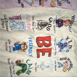 BE Graphic Adults T-Shirt - Colorful Character Print